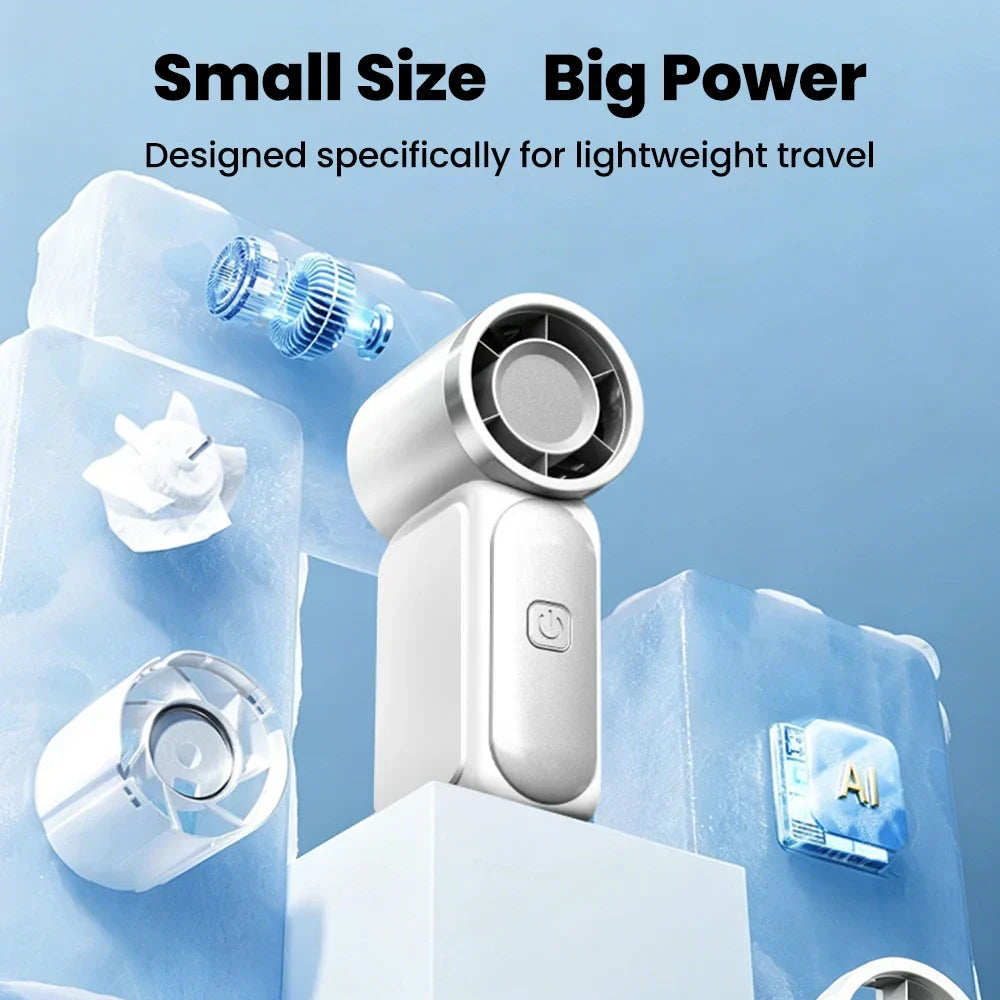 Breezy Bliss Mini Handheld Fan
